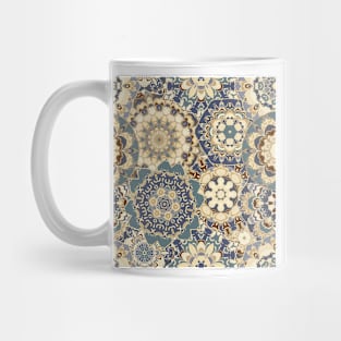 Seamless pattern with floral mandala Mug